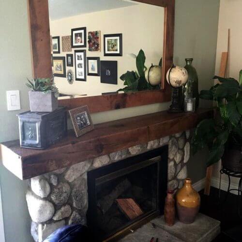 Reclaimed Wood Mantels - True American Grain Reclaimed Wood